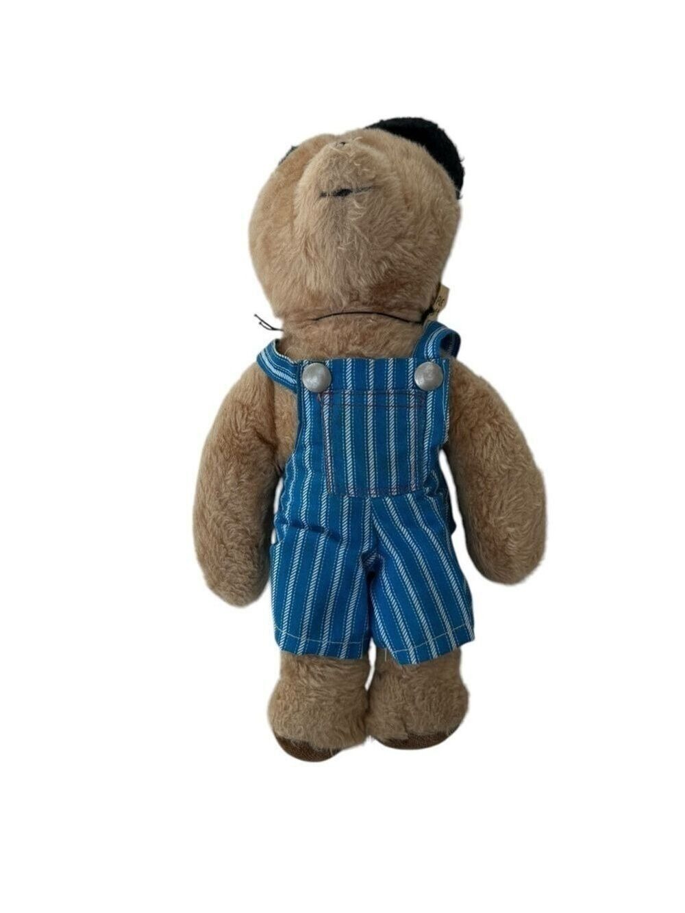 Original Vintage Paddington Bear by Eden toys Blue Train Conductor Overalls 1970